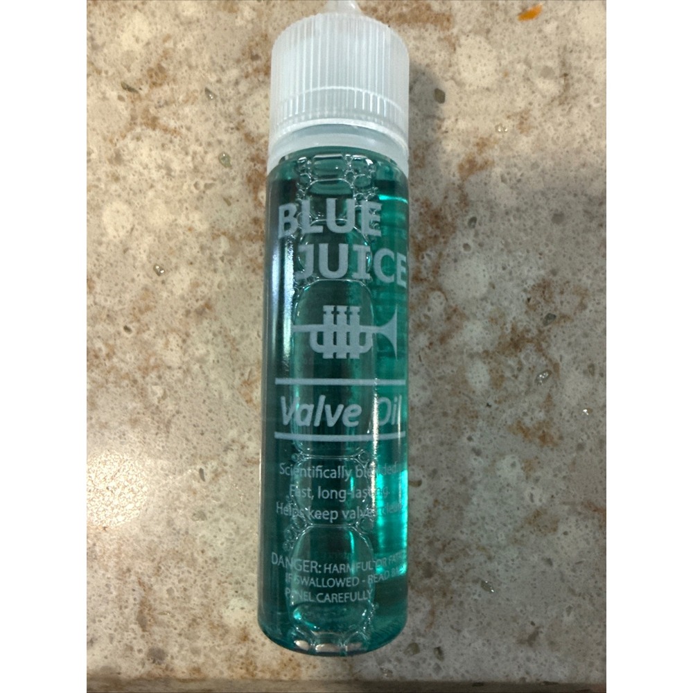 Blue Juice Valve Oil 2oz for Trumpet Trombone Tuba Brass Instruments 60ml NEW